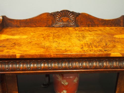 REGENCY POLLARD OAK CABINET ATTRIBUTED TO WILLIAM TROTTER - ADDITIONAL PHOTO 3