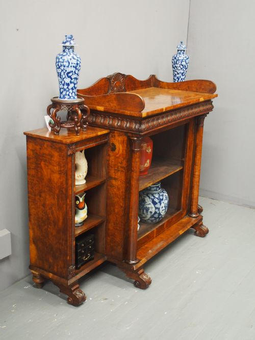 REGENCY POLLARD OAK CABINET ATTRIBUTED TO WILLIAM TROTTER - ADDITIONAL PHOTO 7