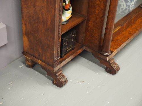 REGENCY POLLARD OAK CABINET ATTRIBUTED TO WILLIAM TROTTER - ADDITIONAL PHOTO 8