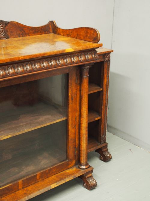 REGENCY POLLARD OAK CABINET ATTRIBUTED TO WILLIAM TROTTER - ADDITIONAL PHOTO 10