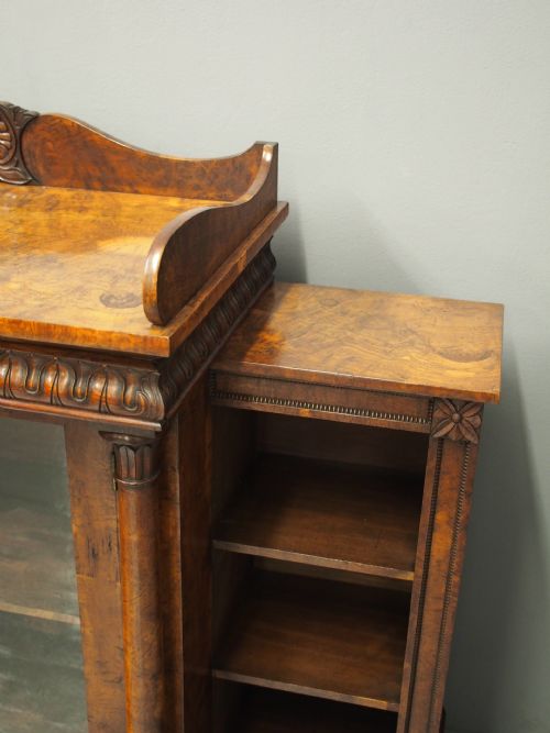 REGENCY POLLARD OAK CABINET ATTRIBUTED TO WILLIAM TROTTER - ADDITIONAL PHOTO 13