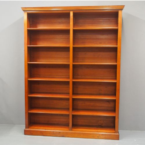 Swedish Mahogany Open Bookcase