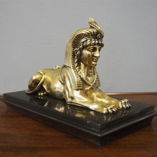 Brass Model of a Sphinx