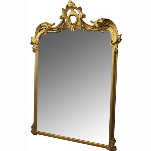 Victorian Giltwood Overmantel Mirror