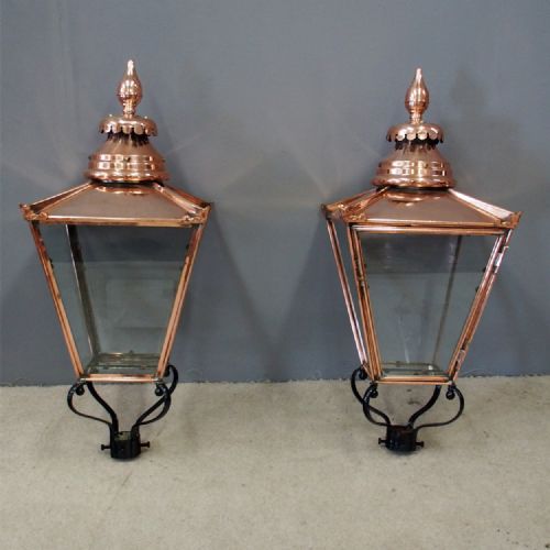 Pair of Edinburgh Street Lamps or Lord Provost Lamps