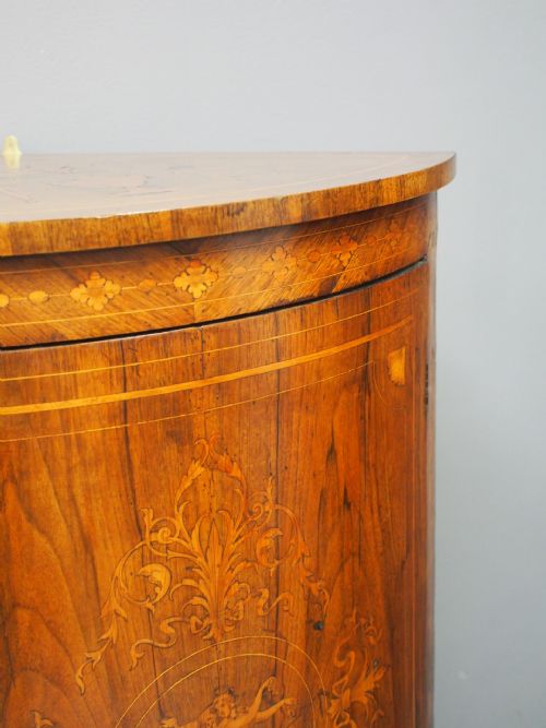 DUTCH WALNUT AND MARQUETRY FLOOR STANDING CORNER CABINET - ADDITIONAL PHOTO 8