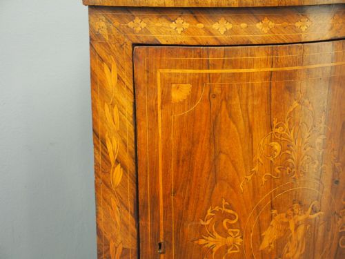 DUTCH WALNUT AND MARQUETRY FLOOR STANDING CORNER CABINET - ADDITIONAL PHOTO 9