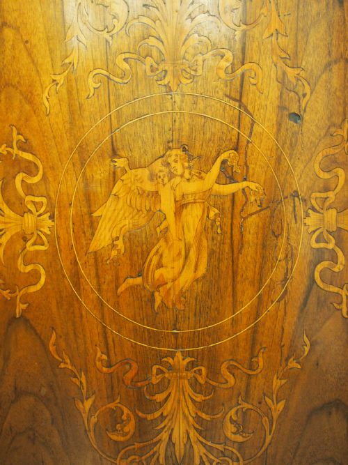 DUTCH WALNUT AND MARQUETRY FLOOR STANDING CORNER CABINET - ADDITIONAL PHOTO 10