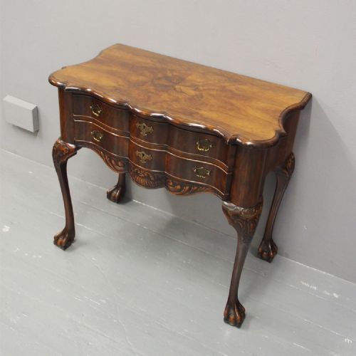 Dutch Figured Walnut Lowboy