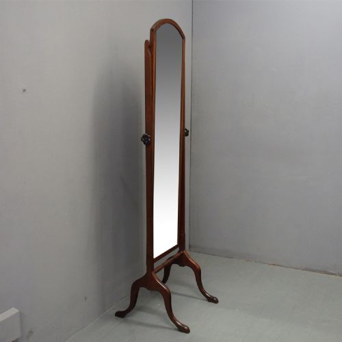 Mahogany Cheval Mirror