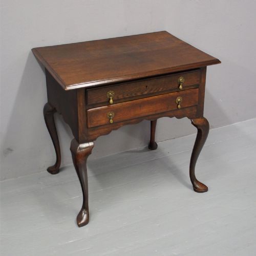 Fruitwood and Oak Lowboy