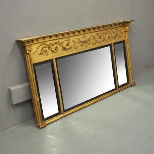Regency Gilt Overmantel Mirror