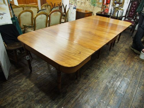 GEORGE IV MAHOGANY DINING TABLE - ADDITIONAL PHOTO 1