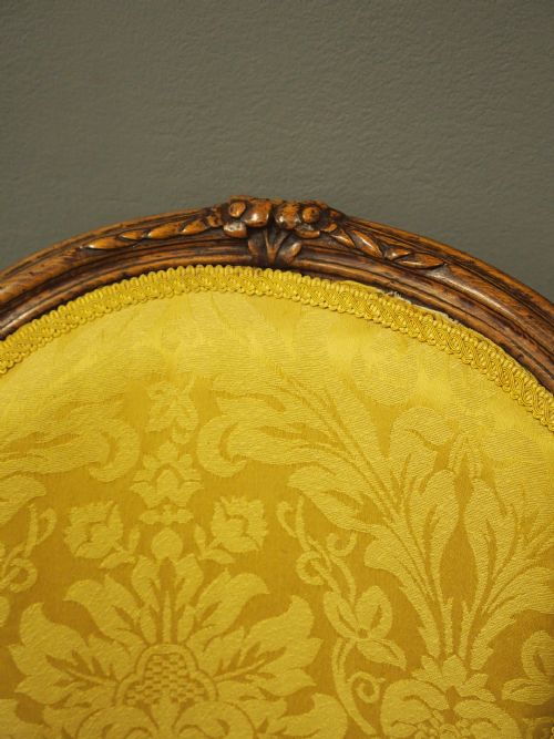 PAIR OF FRENCH LOUIS XV STYLE WALNUT AND BEECH ARMCHAIRS - ADDITIONAL PHOTO 5