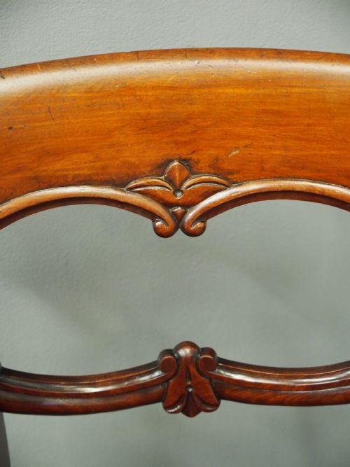 PAIR OF SCOTTISH VICTORIAN MAHOGANY ARMCHAIRS - ADDITIONAL PHOTO 5