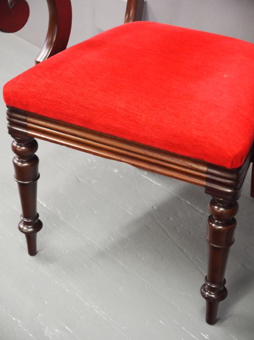 PAIR OF SCOTTISH VICTORIAN MAHOGANY ARMCHAIRS - ADDITIONAL PHOTO 7