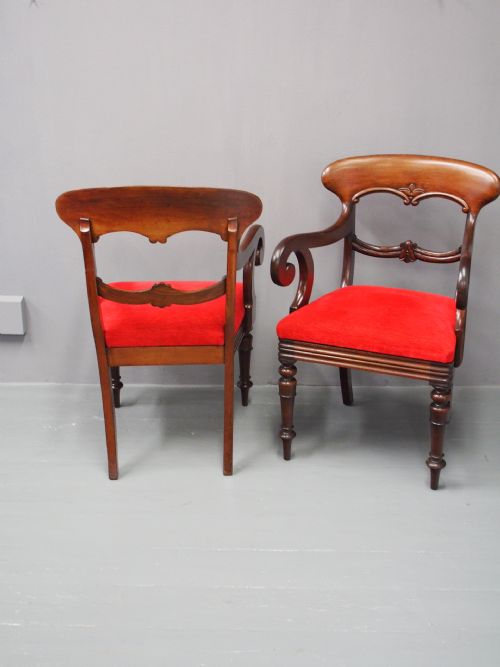 PAIR OF SCOTTISH VICTORIAN MAHOGANY ARMCHAIRS - ADDITIONAL PHOTO 11