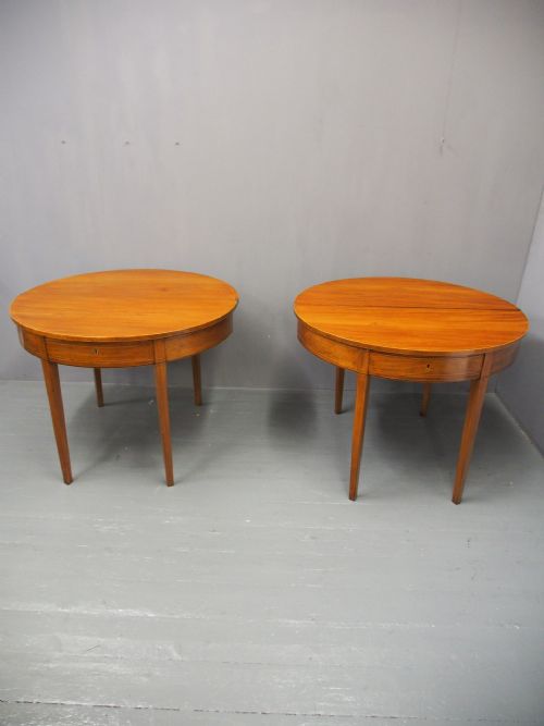 PAIR OF GEORGE III MAHOGANY FOLD OVER TEA TABLES - ADDITIONAL PHOTO 6