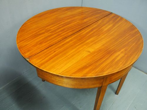 PAIR OF GEORGE III MAHOGANY FOLD OVER TEA TABLES - ADDITIONAL PHOTO 10