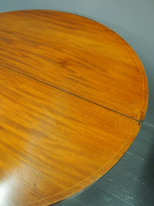 PAIR OF GEORGE III MAHOGANY FOLD OVER TEA TABLES - ADDITIONAL PHOTO 12