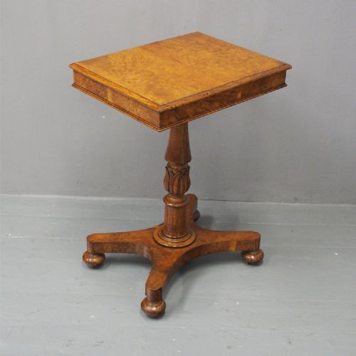 WILLIAM IV OAK AND POLLARD OAK OCCASIONAL TABLE - ADDITIONAL PHOTO 1