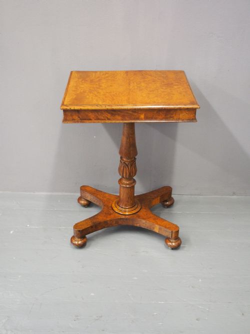 WILLIAM IV OAK AND POLLARD OAK OCCASIONAL TABLE - ADDITIONAL PHOTO 5
