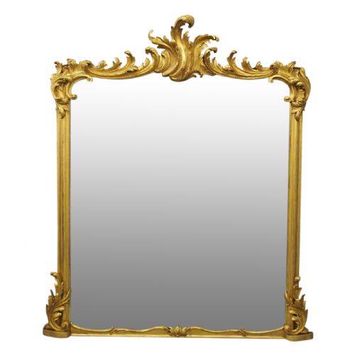 William IV Giltwood Overmantel Mirror