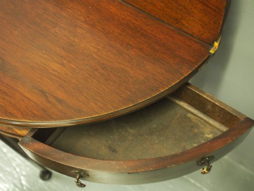 GEORGE II STYLE MAHOGANY FOLDOVER TABLE - ADDITIONAL PHOTO 8