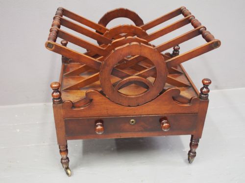 GEORGE IV MAHOGANY CANTERBURY - ADDITIONAL PHOTO 2