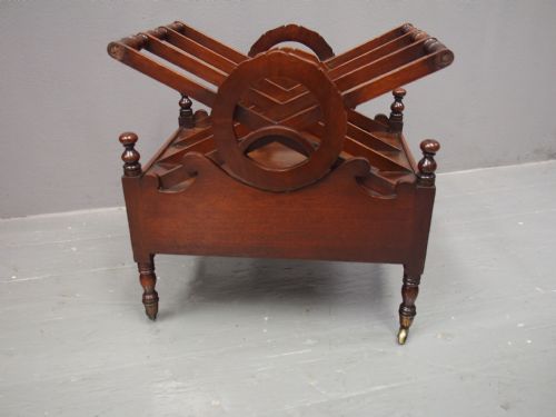 GEORGE IV MAHOGANY CANTERBURY - ADDITIONAL PHOTO 7