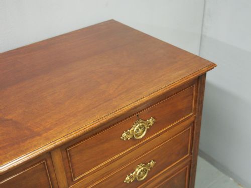 MAHOGANY CHEST OF DRAWERS IN STYLE OF MORISON CO - ADDITIONAL PHOTO 7