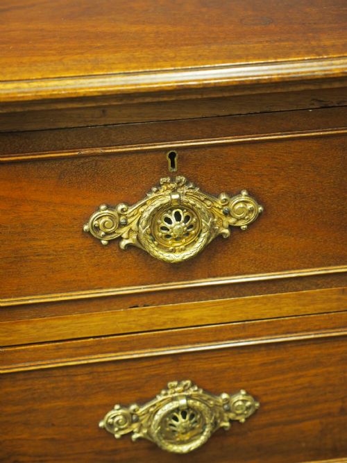 MAHOGANY CHEST OF DRAWERS IN STYLE OF MORISON CO - ADDITIONAL PHOTO 13