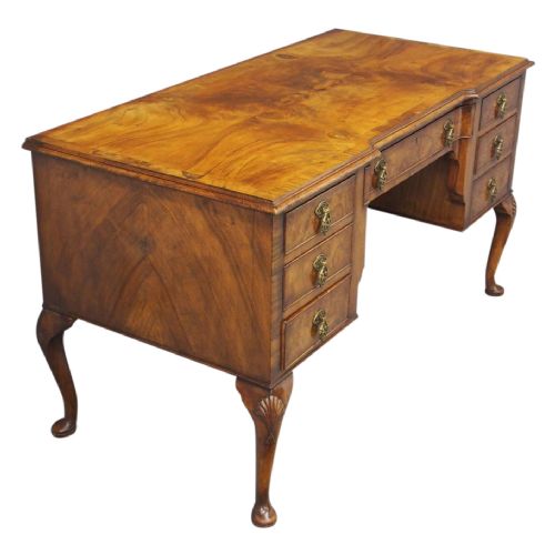 George II Style Walnut Writing Table