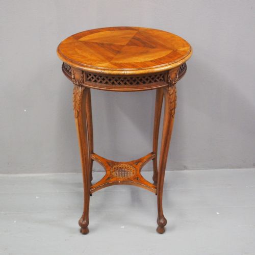 Late Victorian French Walnut Occasional Table