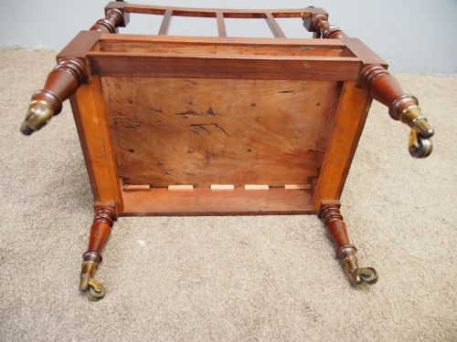 GEORGE IV MAHOGANY THREE DIVISION CANTERBURY - ADDITIONAL PHOTO 3