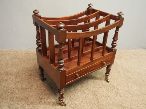 GEORGE IV MAHOGANY THREE DIVISION CANTERBURY - ADDITIONAL PHOTO 4