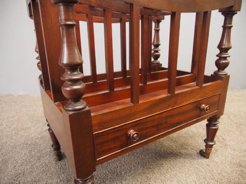 GEORGE IV MAHOGANY THREE DIVISION CANTERBURY - ADDITIONAL PHOTO 6