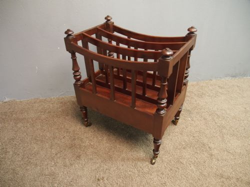 GEORGE IV MAHOGANY THREE DIVISION CANTERBURY - ADDITIONAL PHOTO 9