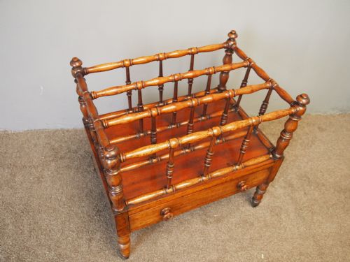 GEORGE IV MAHOGANY CANTERBURY - ADDITIONAL PHOTO 2