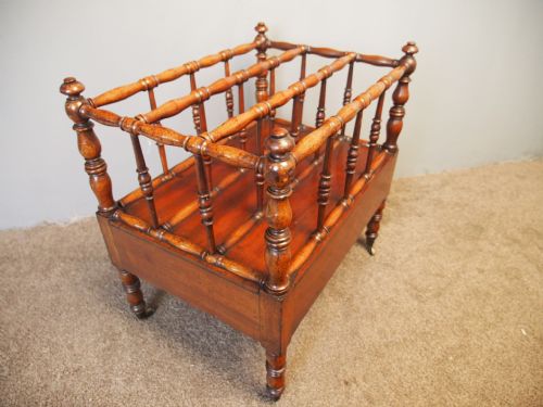 GEORGE IV MAHOGANY CANTERBURY - ADDITIONAL PHOTO 6