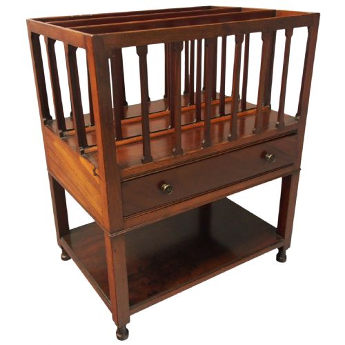 Unusual George IV Mahogany Canterbury