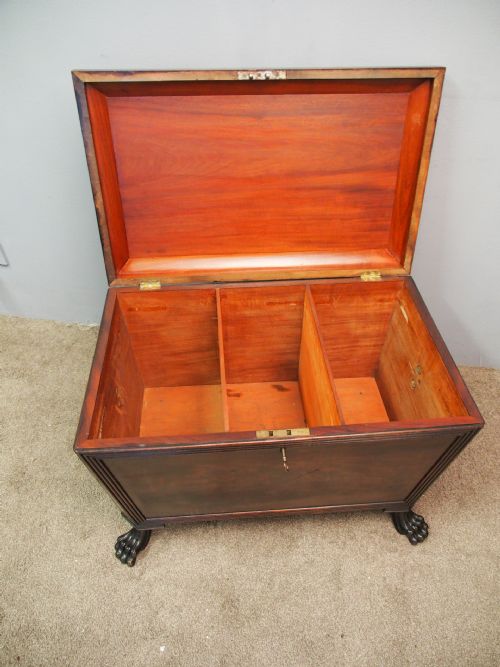 SCOTTISH MAHOGANY SARCOPHAGUS WINE COOLER - ADDITIONAL PHOTO 5