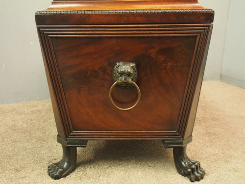 SCOTTISH MAHOGANY SARCOPHAGUS WINE COOLER - ADDITIONAL PHOTO 6