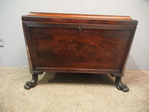 SCOTTISH MAHOGANY SARCOPHAGUS WINE COOLER - ADDITIONAL PHOTO 11