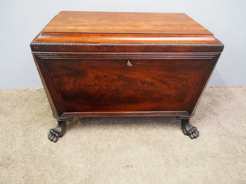 SCOTTISH MAHOGANY SARCOPHAGUS WINE COOLER - ADDITIONAL PHOTO 12