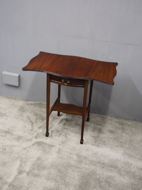 GEORGIAN STYLE MAHOGANY PEMBROKE TABLE - ADDITIONAL PHOTO 3