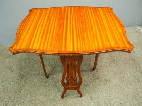 SATINWOOD BUTTERFLY SHAPED SUTHERLAND TABLE - ADDITIONAL PHOTO 3