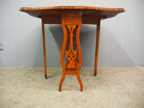 SATINWOOD BUTTERFLY SHAPED SUTHERLAND TABLE - ADDITIONAL PHOTO 5
