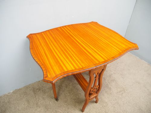 SATINWOOD BUTTERFLY SHAPED SUTHERLAND TABLE - ADDITIONAL PHOTO 6