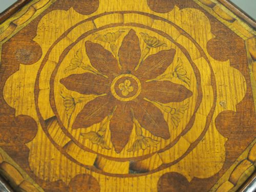 MATCHED PAIR OF GEORGE III INLAID STANDS - ADDITIONAL PHOTO 8
